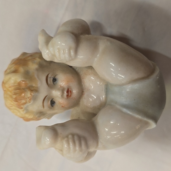 Vintage Bisque Piano Babies Japan Set Of 4 Porcelain - Picture 2 of 13